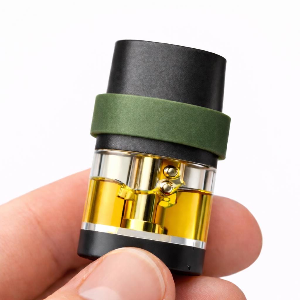 Pod Label (No Text), Color-Coded Identifier for Stiiizy Pods