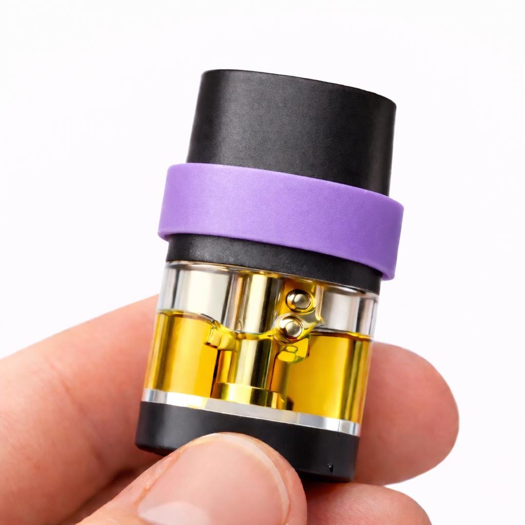 Pod Label (No Text), Color-Coded Identifier for Stiiizy Pods